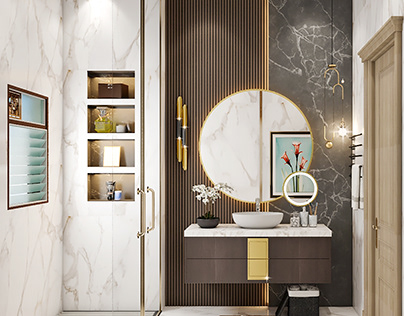 Luxury Bathroom for Al-Agamy Decorations