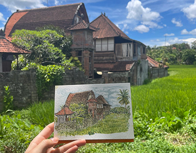 Watercolours from Bali