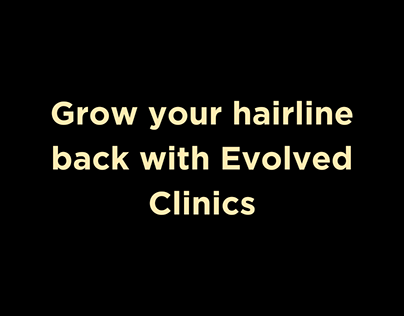 Grow your hairline back with Evolved Clinics