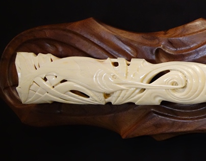 Swordfish Bill carving