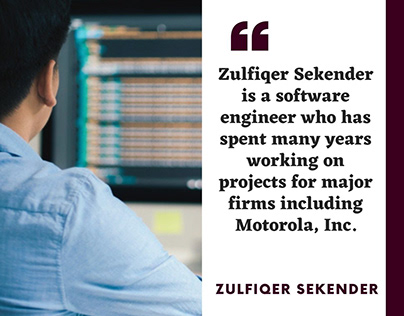 Zulfiqer Sekender - Expert Software Engineer