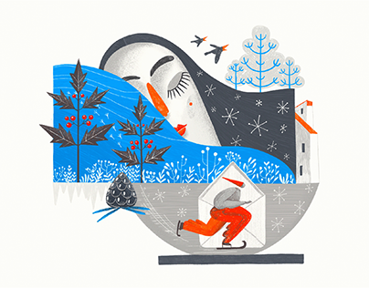 Art of Seasons: All-Year-Round Digital Illustrations