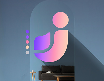 i home furniture logo - brand identity