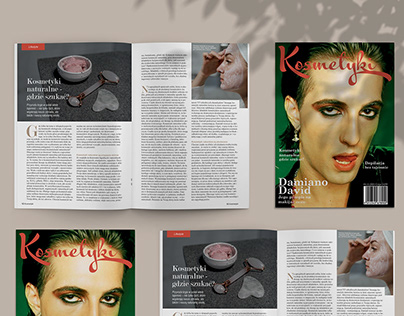 Projekt magazynu "Kosmetyki"