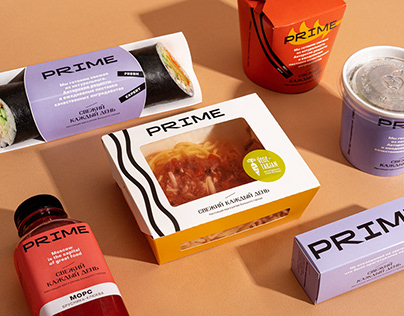 Prime. New identity for healthy food brand