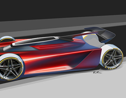 Ferrari Racer Sketch