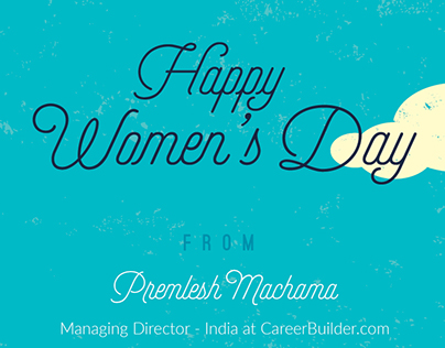 Career Builder India : Women's Day (Emailer)