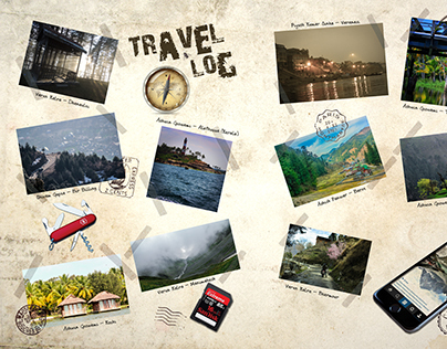 Travelogue magazine design