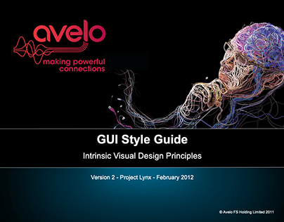 Avelo - Intrinsic GUI Style Guide