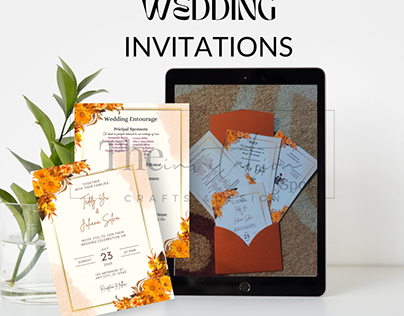 Invitations for wedding events
