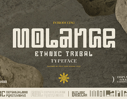 Molange | Ethnic Tribal Typeface