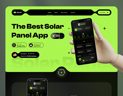Web Animation Design for Solar Panel Monitoring System