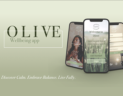 Olive. Well-being app