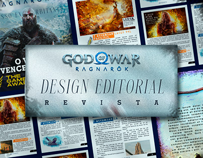 Project thumbnail - Criação da Revista de God of War Ragnarök