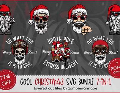 Cool Christmas SVG Bundle for Crafters