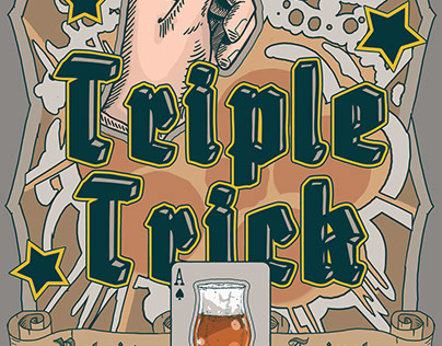 Triple Trick - Beer label