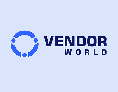 Vendor World Logo Design | V + World logo