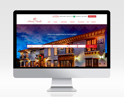 Diseño de sitio web María Bonita Hotel - Villa de Leyva