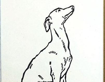 Greyhound | Block carving