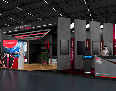 Exhibitions stand design Cloud Solutions 2024
