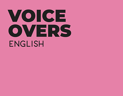 Voice Overs - English