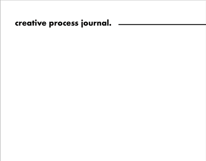Creative Process Journal