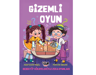 'Gizemli Oyun' Children's Book Illustration