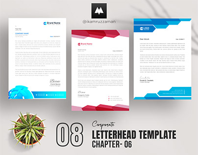 Bold and Eye-catching Letterhead Design