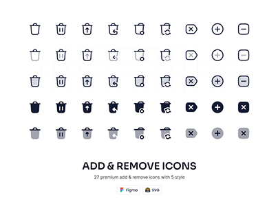 Add & Remove Icons