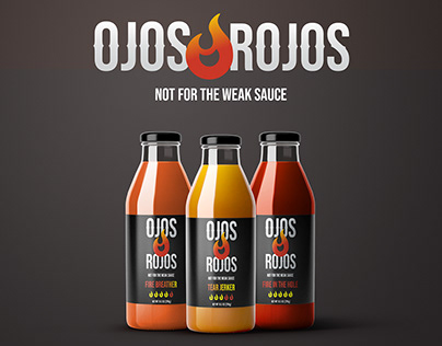 Ojos Rojos Logo and Packaging Design