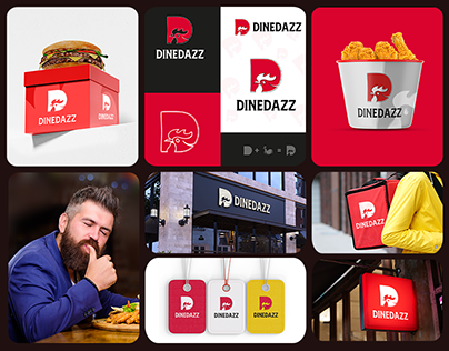 Dinedazz - Food Restaurent Logo & Brand Identity Design