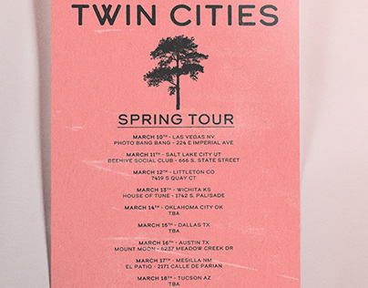 Twin Cities - Spring Tour Admat
