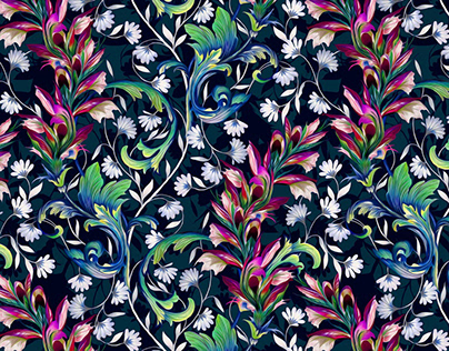 Acanthus repeating surface design