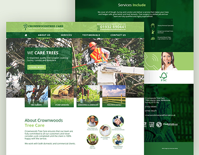 Crown Woods Tree Care - Website