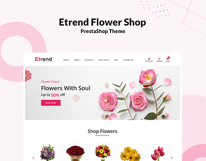 Etrend Flowershop - Responsive PrestaShop Theme