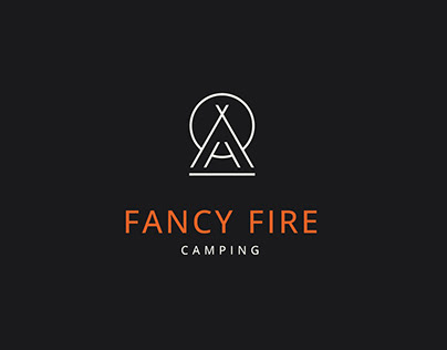 Fancy Fire Camping Brand Identity