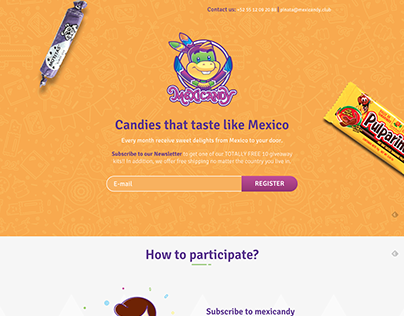 Sitio web para Mexicandy