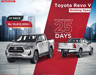 Toyota Hilux Revo Social Media Post & GIF Ad Campaign