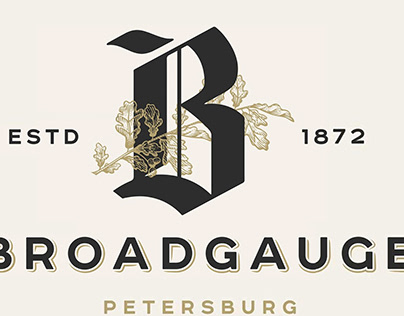 Broadgauge Restaurant Logomark rendered by Steven Noble