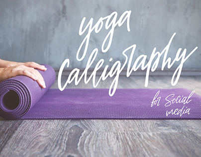 Yoga calligaphy