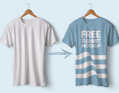 Free T-shirt Mockup PSD