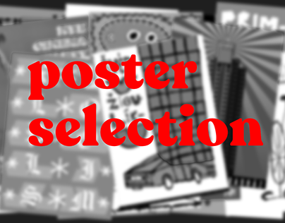 Poster selection '14-'19 // school projects