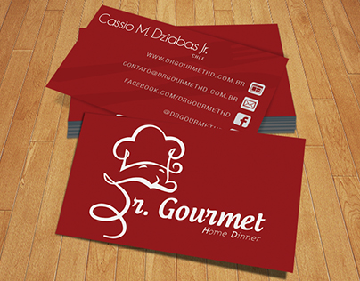 Dr. Gourmet - Business Card, Logo, Website