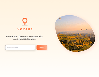 Voyage -Website Landing Page
