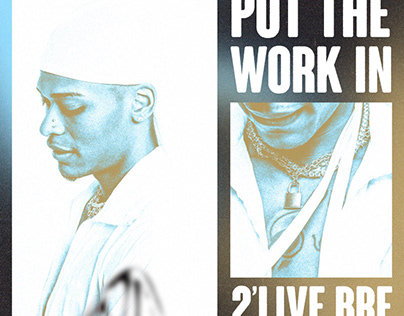 2’Live Bre - Put The Work In (Single Cover)