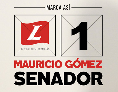 MAURICIO GÓMEZ SENADOR L1 PARTIDO LIBERAL COLOMBIA 2018