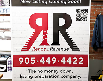 Renos for Revenue Signage