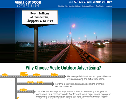 Veal Outdoor Advertising Website