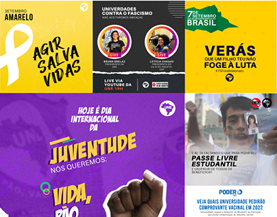 Project thumbnail - Social Media - UNIÃO NACIONAL DOS ESTUDANTES