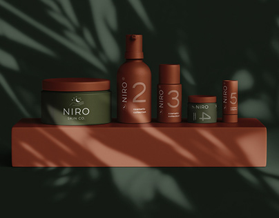"Niro Skin Co" branding